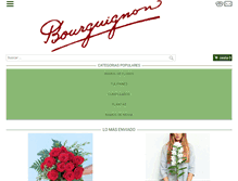 Tablet Screenshot of bourguignonfloristas.es